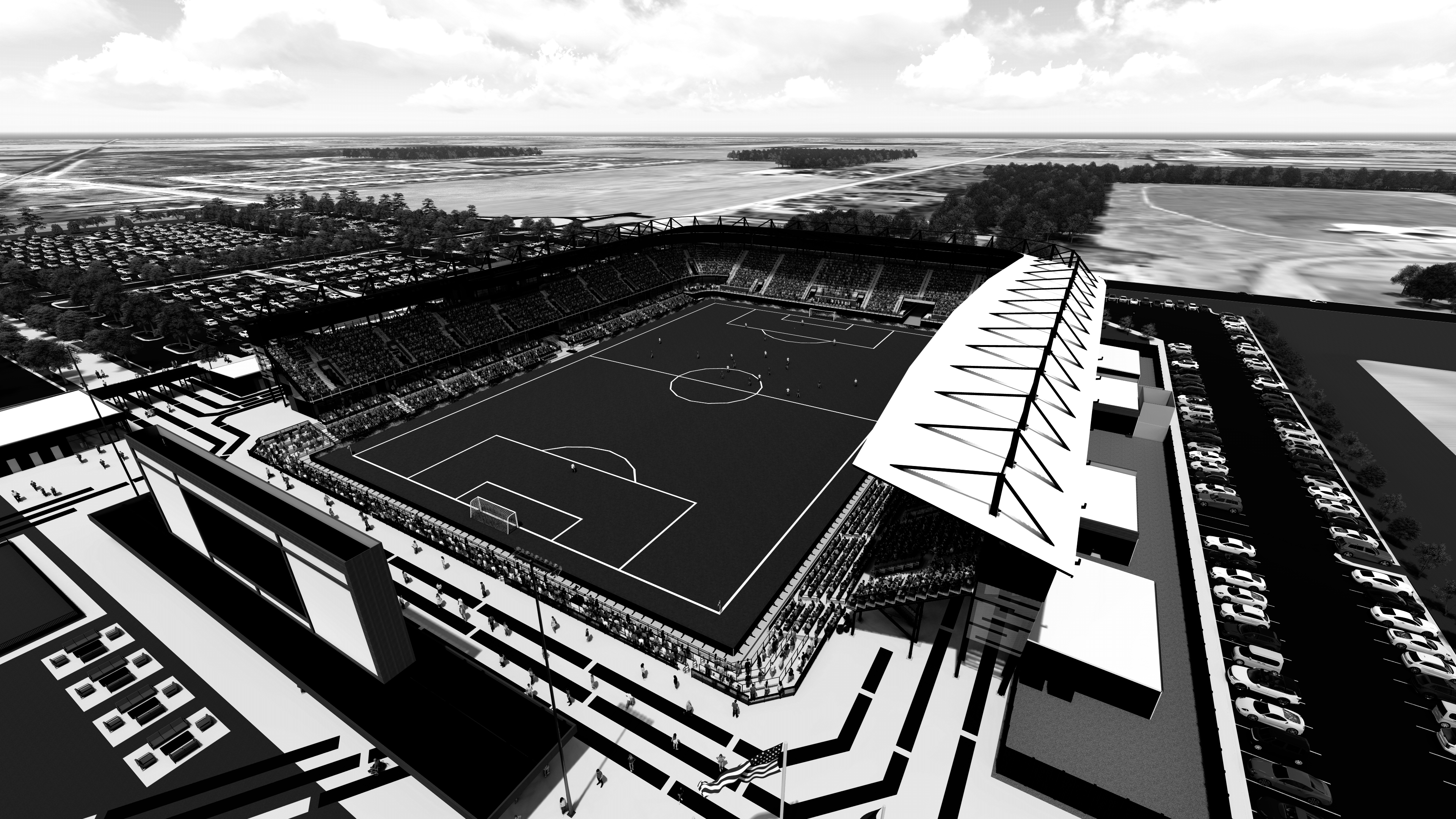 Stadium Aerial View